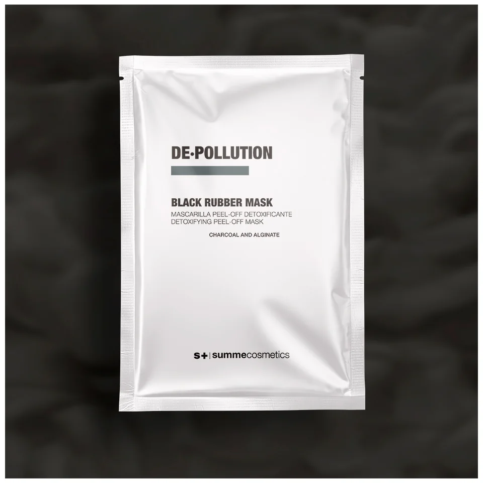 DE·POLLUTION BLACK RUBBER MASK